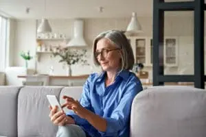 Senior woman in her 60's